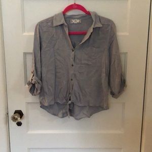 Pink rose size small blouse